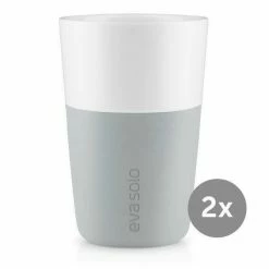 Eva Solo Caffè Latte Becher 2er Set Marble Grey