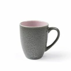 Bitz Becher Mit Henkel 0,3 L Grau, Hellrosa