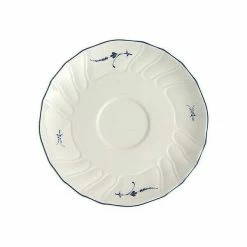 Villeroy & Boch Kaffeeuntertasse 14 Cm Blütenzweige Rund Mit Spiegel Alt Luxemburg