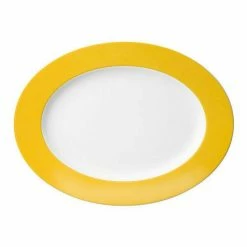 Thomas Platte 33 Cm Oval Sunny Day Yellow Yellow